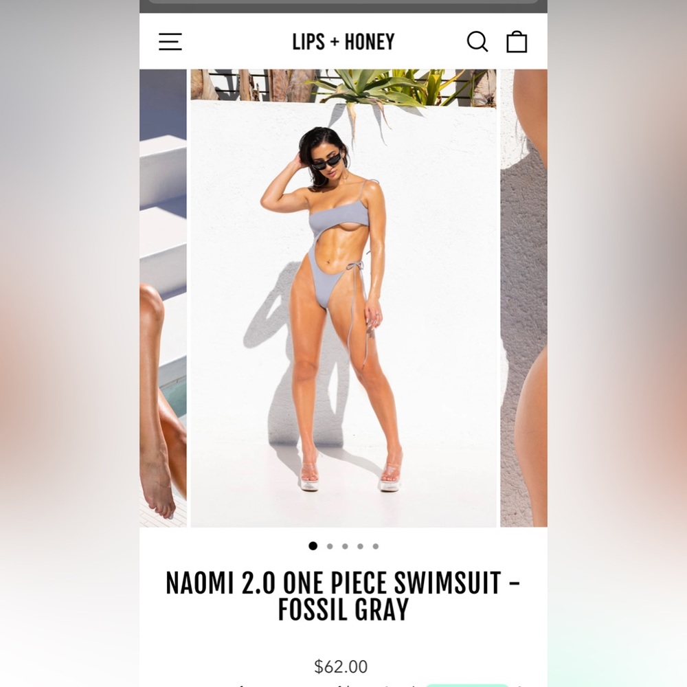 NEVER WORN Lips+Honey Onepiece